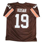 Bernie Kosar Autographed Cleveland Browns Custom Jersey - JSA Authentic