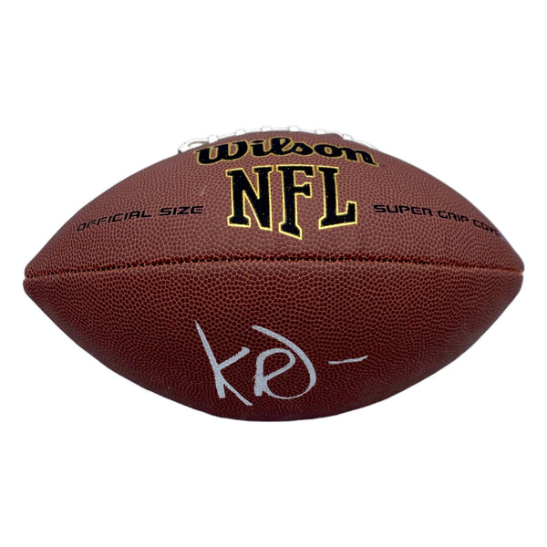 Kelee Ringo Autographed Georgia Bulldogs Wilson Brown Super Grip Football  - Beckett Authentic