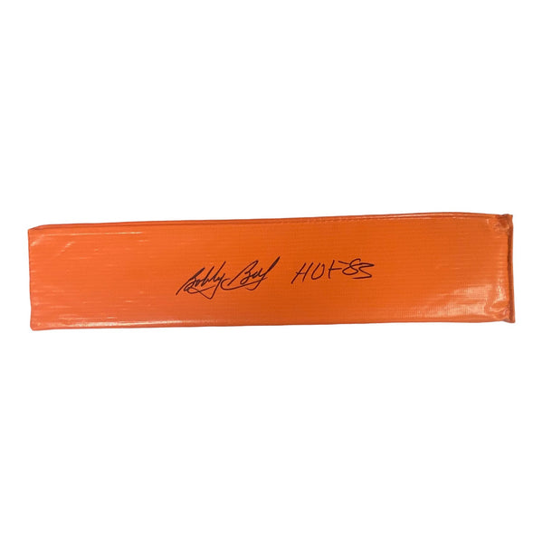 Bobby Bell Autographed Kansas City Chiefs Orange Pylon w/ 'HOF 83' Inscription