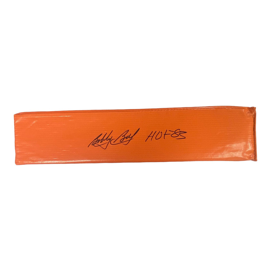 Bobby Bell Autographed Kansas City Chiefs Orange Pylon w/ 'HOF 83' Inscription