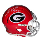 Ladd McConkey Autographed Georgia Bulldogs Riddell Red Replica Mini Helmet  - Beckett Authentication Services (BAS)