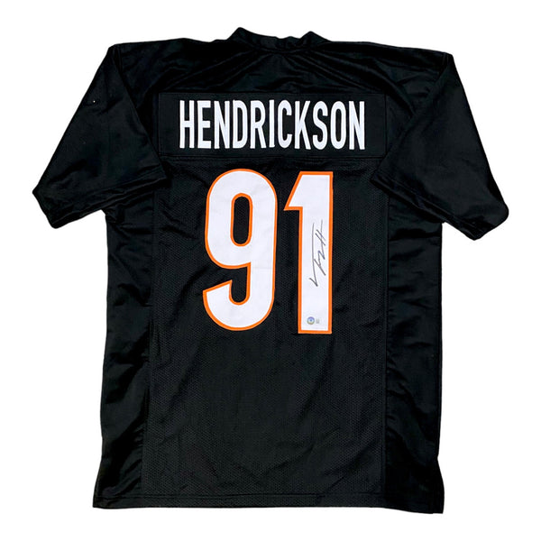 Trey Hendrickson Autographed Cincinnati Bengals Black Custom XL #91 Jersey