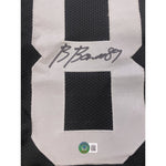 Brock Bowers Autographed Las Vegas Raiders Black XL Custom Jersey