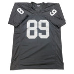 Brock Bowers Autographed Las Vegas Raiders Black XL Custom Jersey