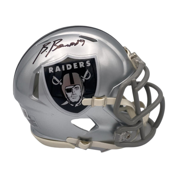 Brock Bowers Autographed Las Vegas Raiders Riddell Speed Mini Helmet