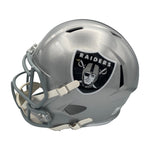Brock Bowers Autographed Las Vegas Raiders Riddell Full Size Speed Replica Helmet