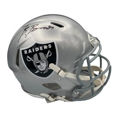 Brock Bowers Autographed Las Vegas Raiders Riddell Full Size Speed Authentic Helmet