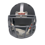 Oscar Delp Autographed Georgia Bulldogs Riddell Gray Slate Mini Helmet
