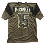 Ladd McConkey Autographed Los Angeles Chargers Salute to Service XL Custom Jersey