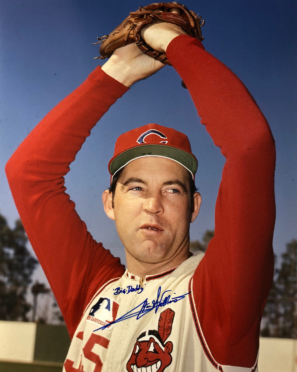 Stan Williams Cleveland Indians 16-1 16x20 Autographed Signed Photo - Certified Authentic