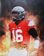 JT Barrett Ohio State Buckeyes 16-21 16x20 Autographed Signed Photo - Barrett Hologram