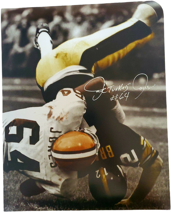 Turkey Jones Cleveland Browns 16-7 16x20 Autographed Signed Photo - Certified Authentic