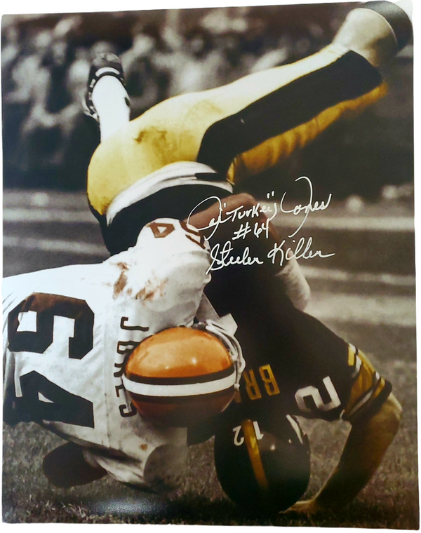 Turkey Jones Cleveland Browns 16-8 16x20 Autographed Signed Photo - Certified Authentic16-001819