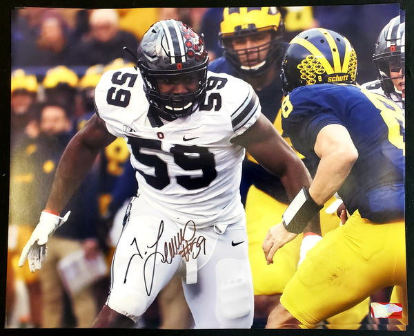 Tyquan Lewis Ohio State Buckeyes 16x20 16-2 Autographed Photo - Certified Authentic