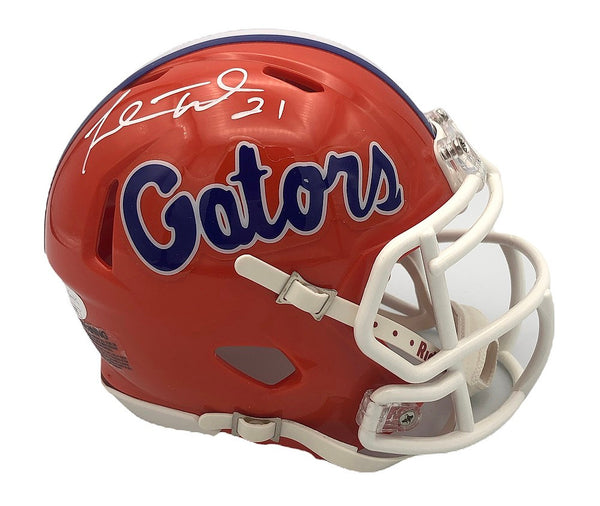 Fred Taylor Signed Florida Gators Riddell Speed Mini Helmet - JSA