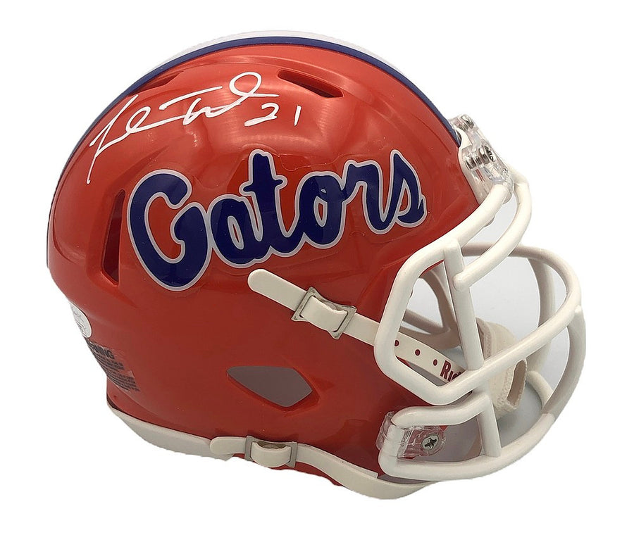 Fred Taylor Signed Florida Gators Riddell Speed Mini Helmet - JSA