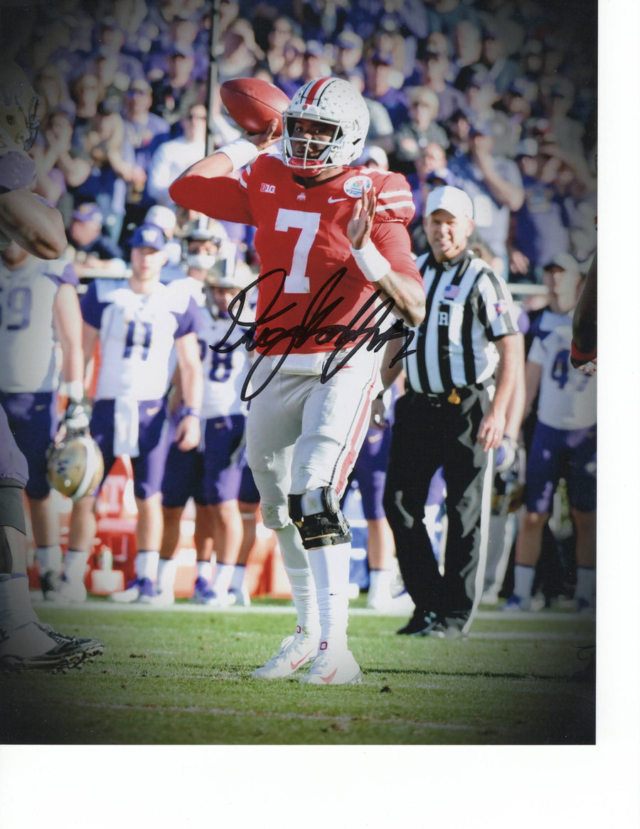 Dwayne Haskins Ohio State Buckeyes 8-2 8x10 Autographed Signed Photo - Certified Authentic