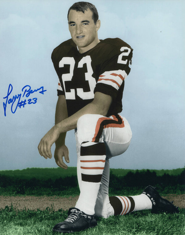 Larry Benz Browns 8-1 8x10 Autographed Photo - Certified Authentic