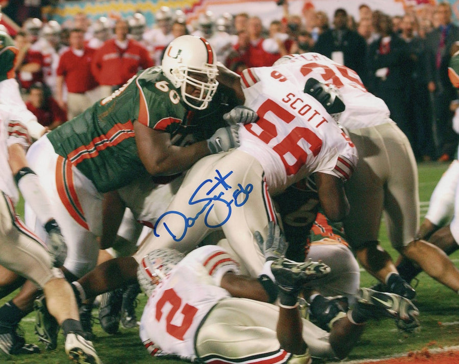 Darrion Scott OSU 8-3 8x10 Autographed Photo - Certified Authentic