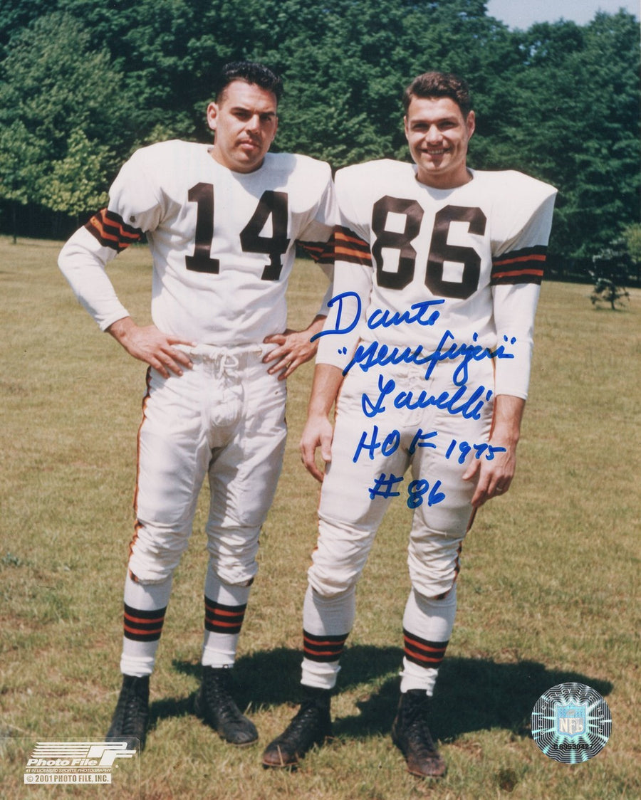 Dante Lavelli Cleveland Browns 8-8 8x10 Autographed Photo - Certified Authentic