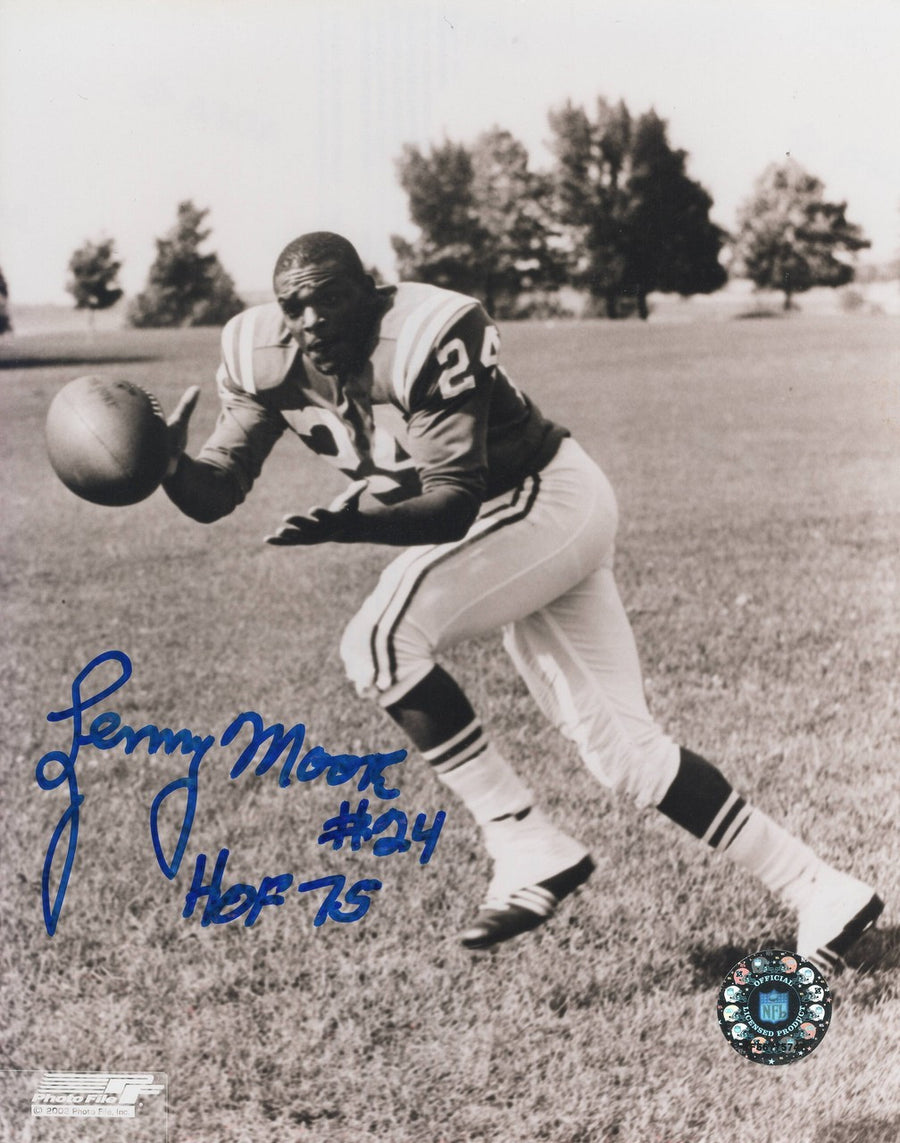 Lenny Moore Baltimore Colts 8-2 8x10 Autographed Photo - Certified Authentic