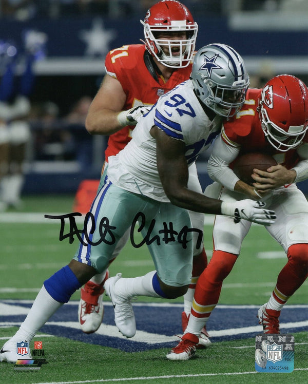 Taco Charlton Dallas Cowboys 8-1 8x10 Autographed Photo - Certified Authentic