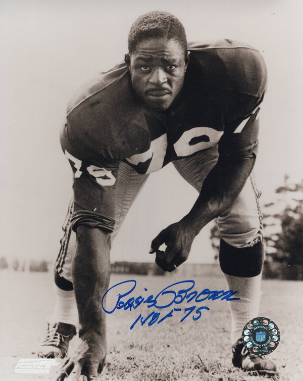 Rosey Brown New York Giants 8-2 8x10 Autographed Photo - Certified Authentic