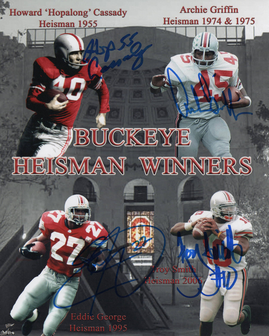 Ohio State Heisman Winners 8-1 8x10 Autographed Photo - Certified Authentic