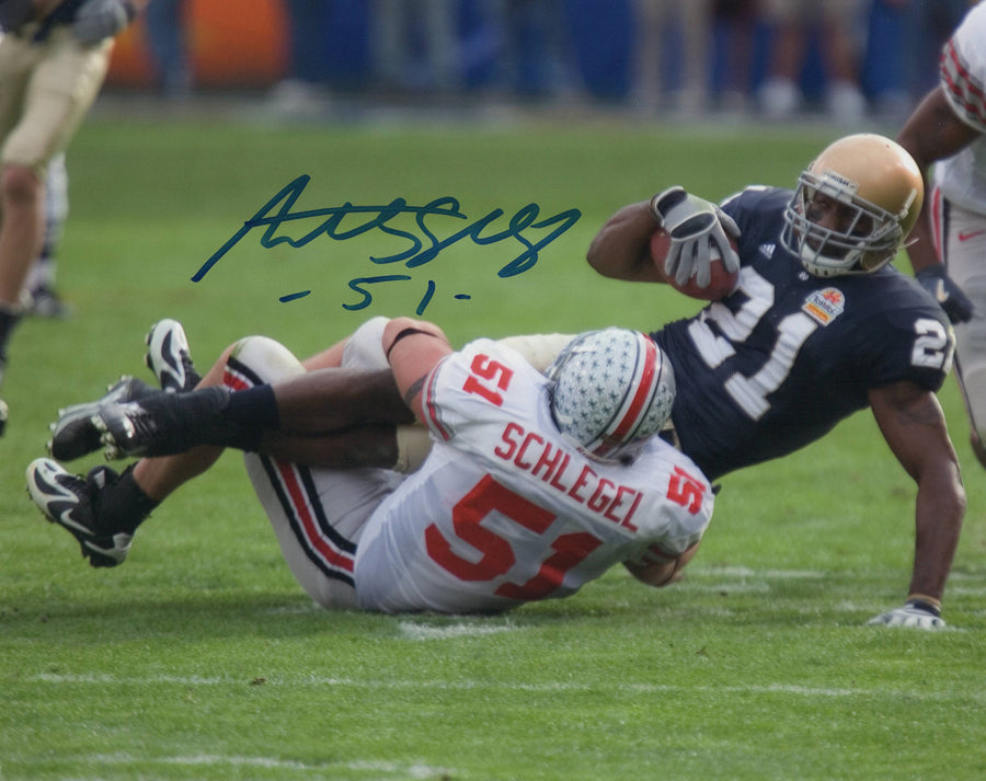 Anthony Schlegel Ohio State Buckeyes 8-3 8x10 Autographed Photo - Certified Authentic