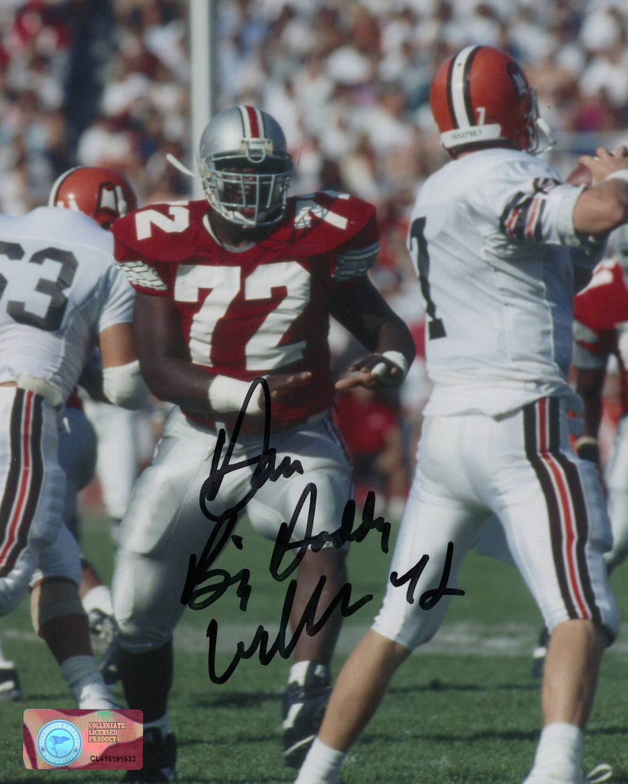 Dan Wilkinson Ohio State Buckeyes 8-1 8x10 Autographed Photo - Certified Authentic