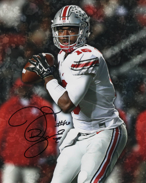 JT Barrett Ohio State Buckeyes 16-14 16x20 Autographed Signed Photo - Barrett Hologram