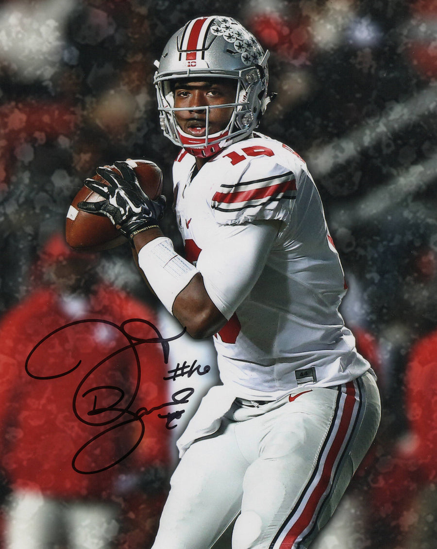 JT Barrett Ohio State Buckeyes 16-14 16x20 Autographed Signed Photo - Barrett Hologram