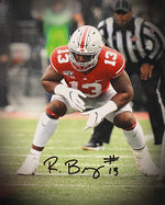 Rashod Berry Ohio State Buckeyes 8-1 8x10 Autographed Photo - Certified Authentic