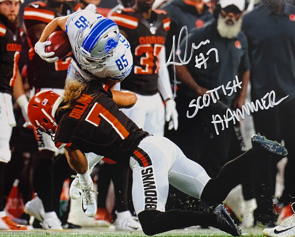 Jamie Gillan 'Scottish Hammer' Cleveland Browns 8-2 8x10 Autographed Photo - Certified Authentic