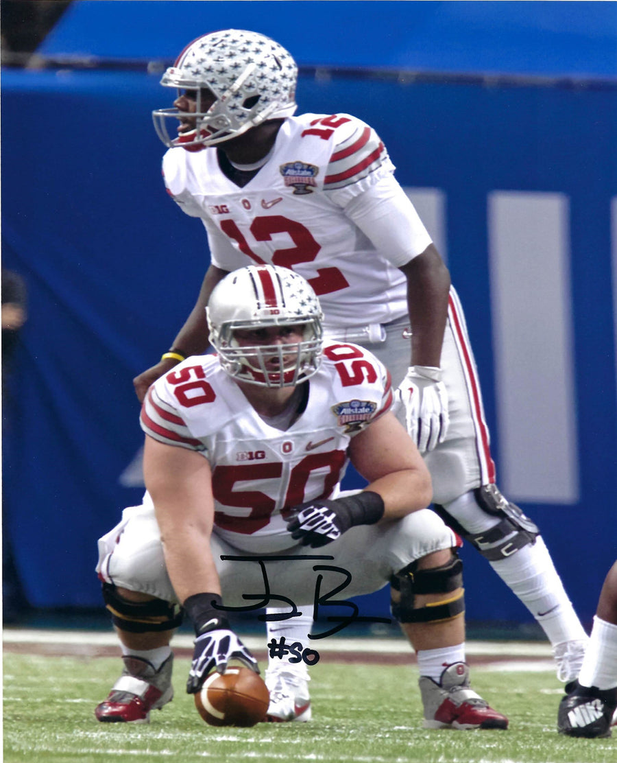 Jacoby Boren Ohio State Buckeyes 8-3 8x10 Autographed Photo - Certified Authentic