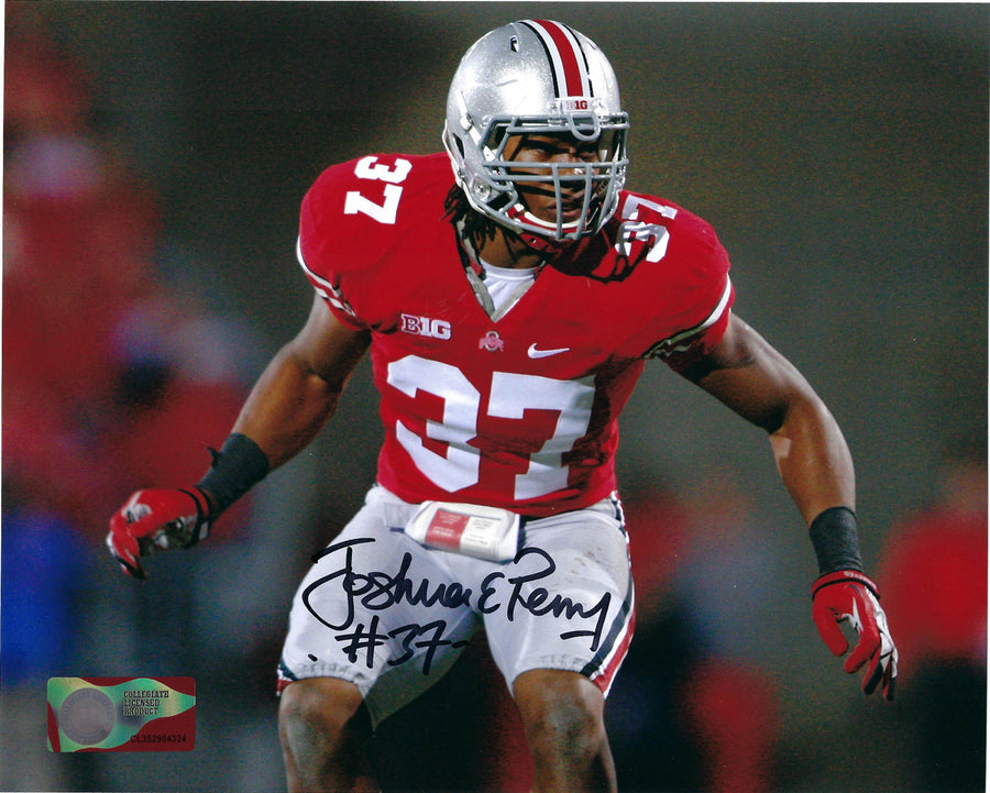 Joshua Perry Ohio State Buckeyes 8-8 8x10 Autographed Photo - Certified Authentic