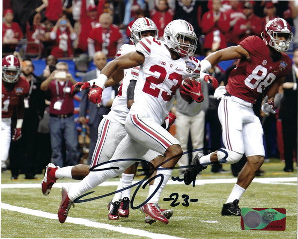 Tyvis Powell Ohio State Buckeyes 8-5 8x10 Autographed Photo - Certified Authentic