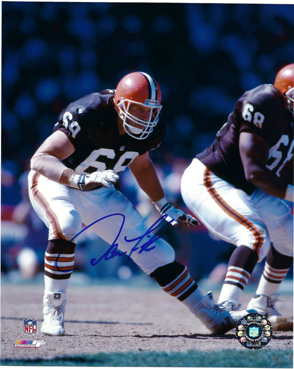 Dan Fike Cleveland Browns 8-2 8x10 Autographed Photo - Certified Authentic