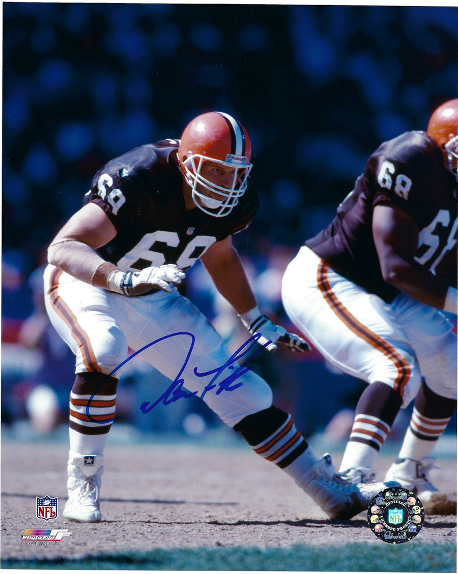 Dan Fike Cleveland Browns 8-2 8x10 Autographed Photo - Certified Authentic