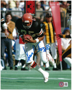 Isaac Curtis Cincinnati Bengals 8x10 8-2 Autographed Photo - Beckett Authentic