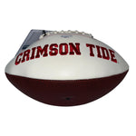 ArDarius Stewart Autographed Alabama Crimson White Panel Football - Beckett