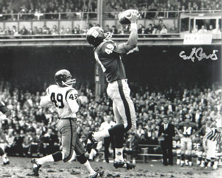 Erich Barnes Giants 8-1 8x10 Autographed Photo - Certified Authentic