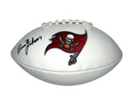 Brad Johnson Autographed Tampa Bay Buccaneers White Panel Football - Beckett
