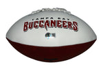 Michael Clayton Autographed Tampa Bay Buccaneers White Panel Football - Beckett