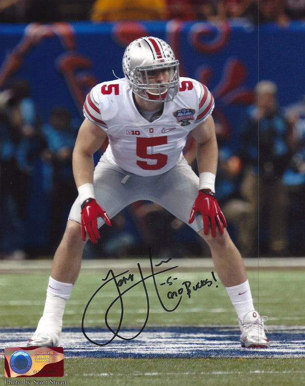 Jeff Heuerman OSU 8-1 8x10 Autographed Photo - Certified Authentic
