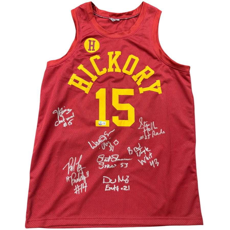 Hickory Team Signed Maroon Jersey- Beckett Authentic