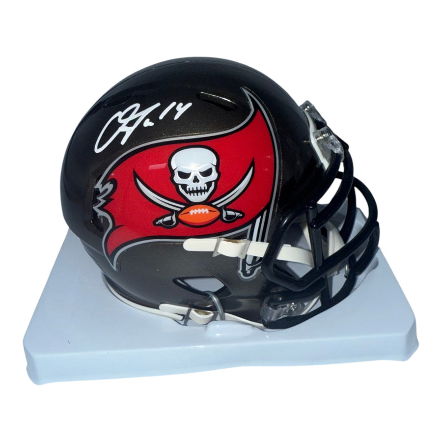Chris Godwin Autographed Tampa Bay Buccaneers Riddell Speed Mini Helmet - JSA
