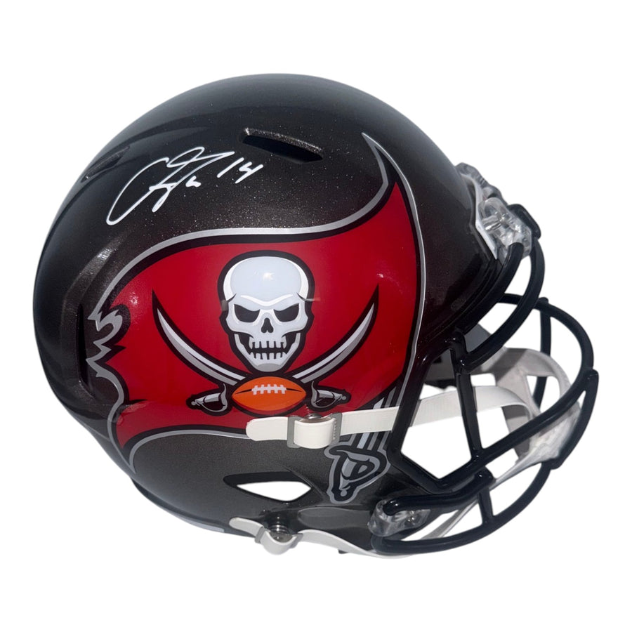 Chris Godwin Autographed Tampa Bay Buccaneers Riddell Full Size Speed Replica Helmet- JSA Authentic
