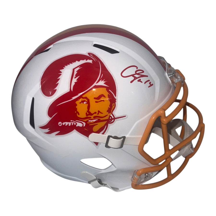 Chris Godwin Autographed Tampa Bay Buccaneers Riddell Full Size Creamsicle Replica Helmet- JSA Authentic