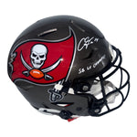 Chris Godwin Autographed Tampa Bay Buccaneers Riddell Speedflex Authentic Helmet with "SB LV Champs!" Inscription- JSA